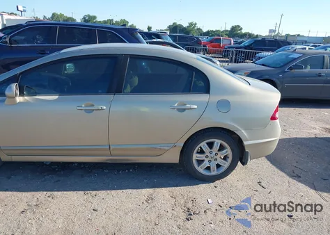 2008 Honda Civic Lx z USA, uszkodzony, nr VIN 1HGFA16568L069643